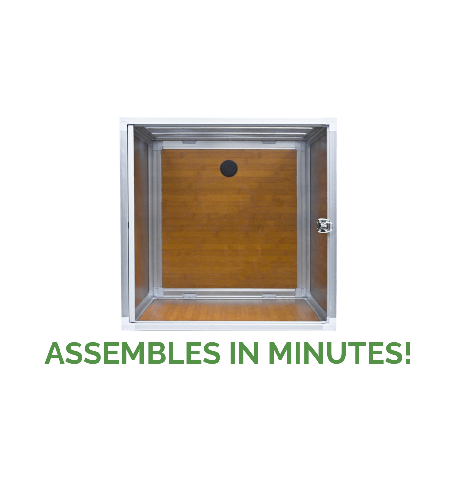 61x61x61 Meridian PVC Reptile Enclosure Zen Habitats UK