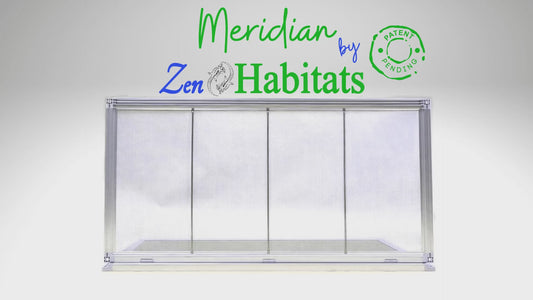 122x61x61 Meridian PVC Reptile Enclosure